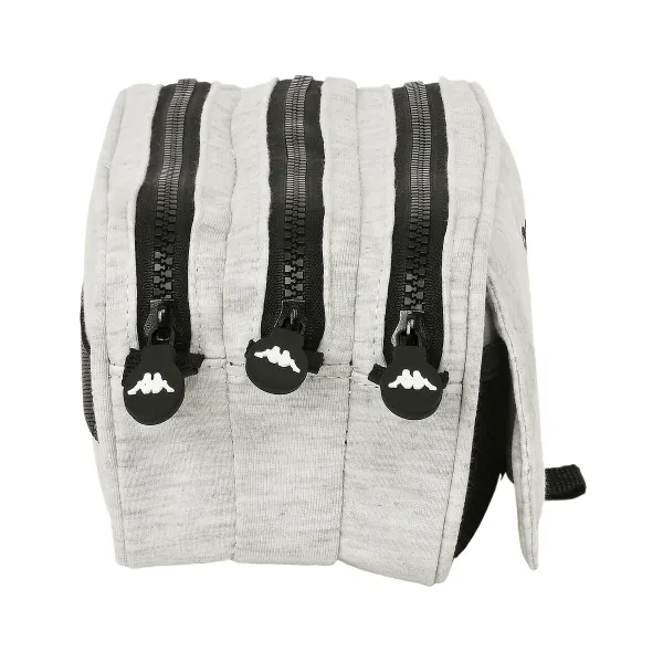 Kolmilokeroinen laukku Kappa Grey knit Harmaa (21,5 x 10 x 8 cm)