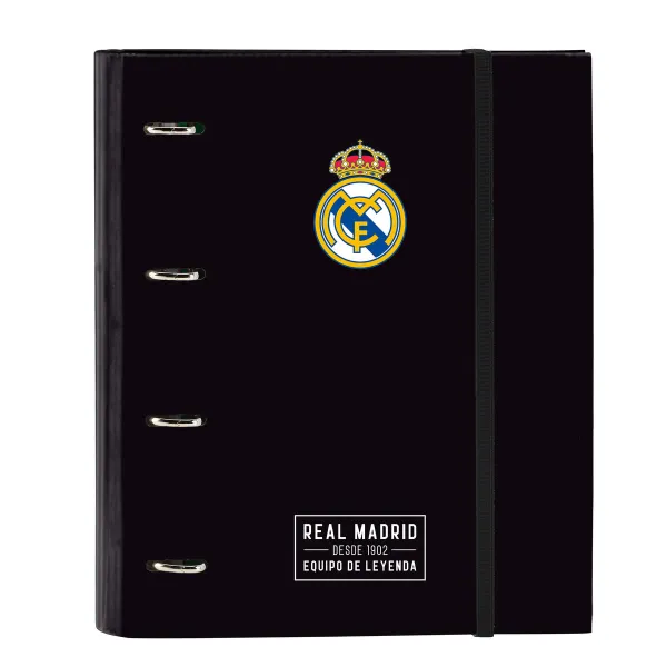 Rengaskansio Real Madrid C.F. Corporativa Musta (27 x 32 x 3.5 cm)