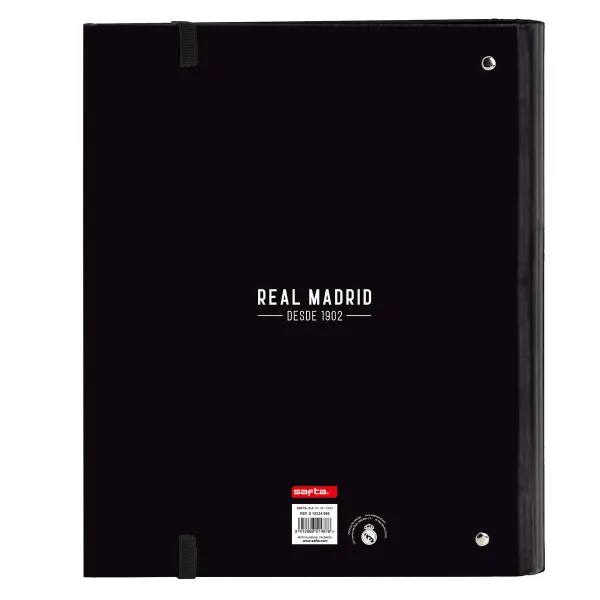 Gredzenveida stiprinājums Real Madrid C.F. Corporativa Melns (27 x 32 x 3.5 cm)