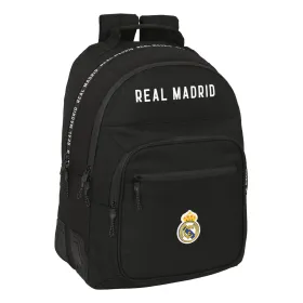 Школьный рюкзак Real Madrid C.F. Corporativa Чёрный