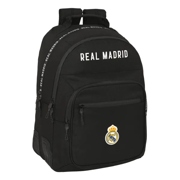 Школьный рюкзак Real Madrid C.F. Corporativa Чёрный