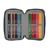School Case with Accessories F.C. Barcelona 12.5 x 20.5 x 6 cm (41 Pieces)