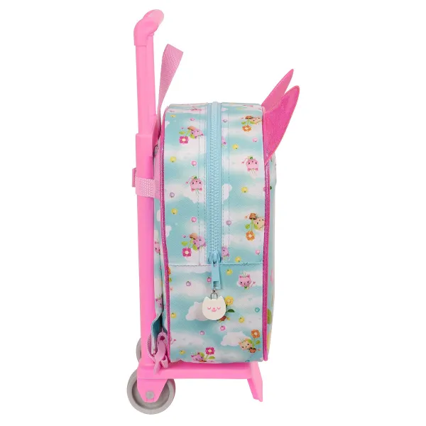 Mokyklinė kuprinė su ratukais Gabby's Dollhouse Mėlyna 22 x 27 x 10 cm