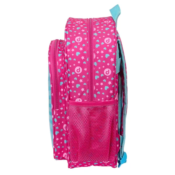 Koululaukku Pinypon Sininen Pinkki 26 x 34 x 11 cm