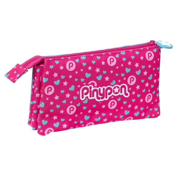 Kaksilokeroinen laukkku Pinypon Sininen Pinkki 22 x 12 x 3 cm