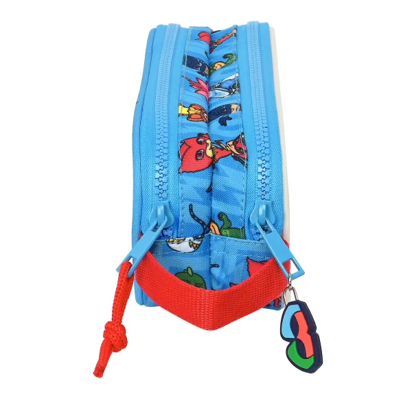 Divkāršs futrālis PJ Masks Zils 21 x 8 x 6 cm