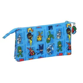 Kolmilokeroinen laukku PJ Masks Sininen 22 x 12 x 3 cm