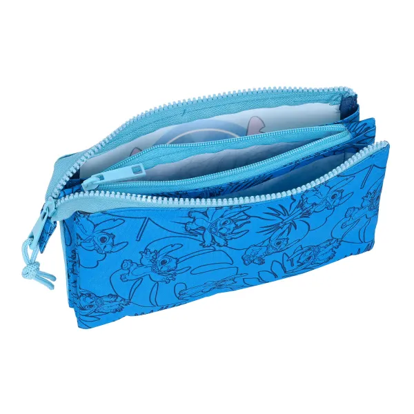 Penālis Stitch Zils 22 x 12 x 3 cm