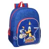 Kooliseljakott Sonic Let's roll Meresinine 33 x 42 x 14 cm