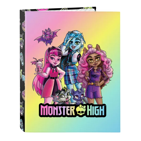Ring binder Monster High Creep Multicolour Sheet