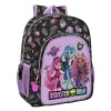 Mokyklinis krepšys Monster High Creep Juoda 32 x 38 x 12 cm
