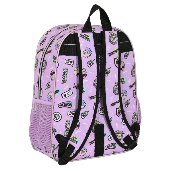 Skolas soma Monster High Best boos Ceriņš 33 x 42 x 14 cm