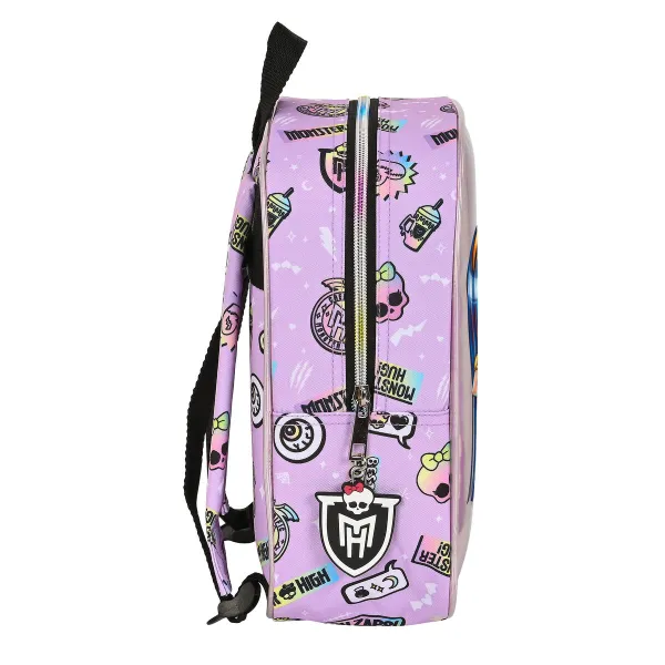 Skolas soma Monster High Best boos Ceriņš 22 x 27 x 10 cm