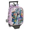 Reppu pyörillä Monster High Best boos Liila 22 x 27 x 10 cm