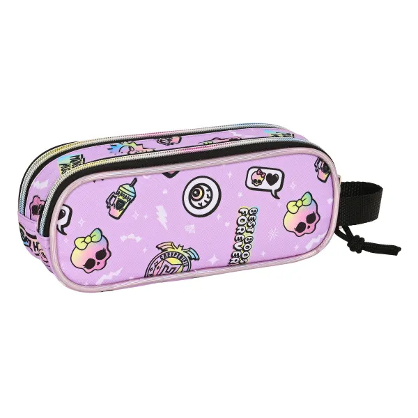 Двойной пенал Monster High Best boos Лиловый 21 x 8 x 6 cm