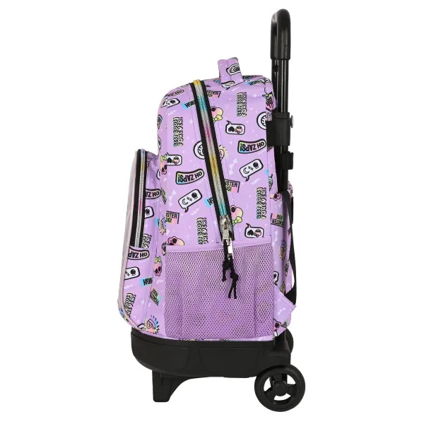 Reppu pyörillä Monster High Best boos Liila 33 X 45 X 22 cm
