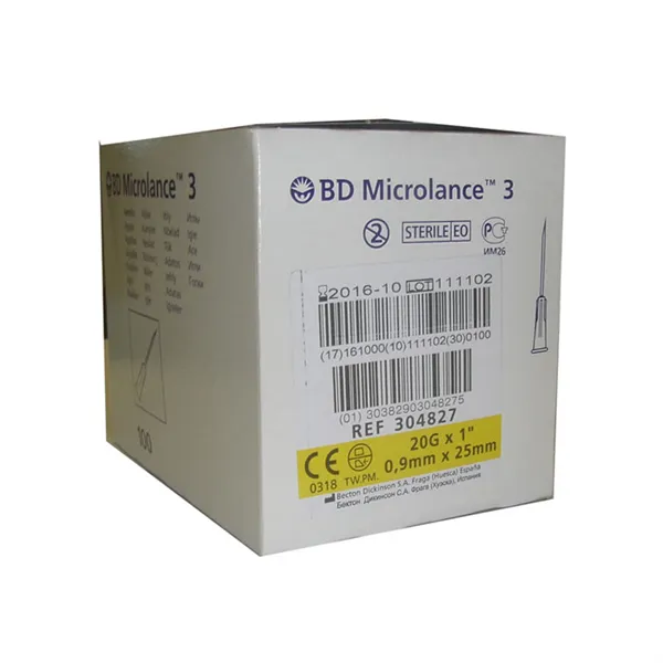 BD Microlance Needle 0,9mm x 25mm 100 Units