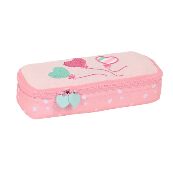 Школьный пенал BlackFit8 Globitos 22 x 5 x 8 cm Розовый