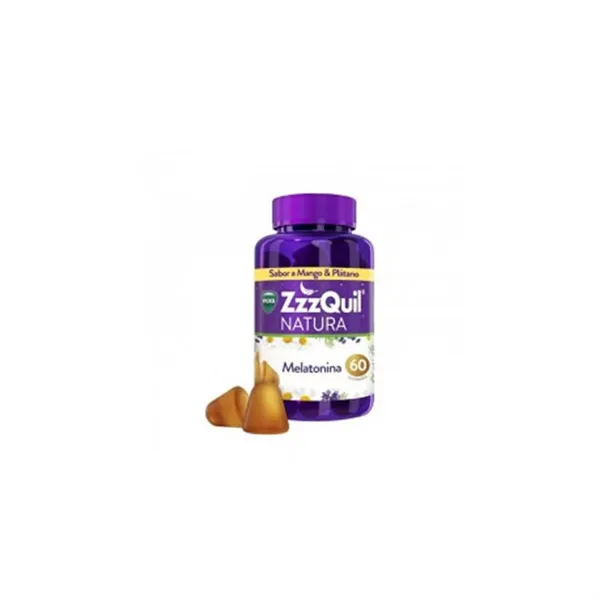 Vicks Zzzquil Natura Melatonin Mango & Banana Flavour 60 Units