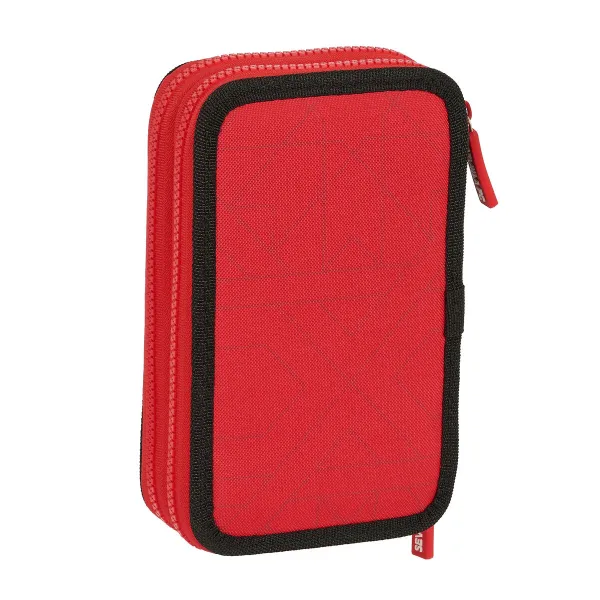 Tuplapenaali Sevilla Fútbol Club Musta Punainen 12.5 x 19.5 x 4 cm (28 Kappaletta)