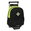Skolas mugursoma ar riteņiem Real Betis Balompié Melns Kaļķi 28 x 34 x 10 cm