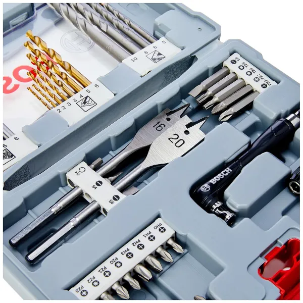 Drill bits and tits set BOSCH 49 Tükid, osad