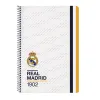 Užrašų knygelė Real Madrid C.F. Balta A4 80 Paklodės