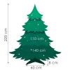 Keinotekoinen luminen Kaukasian kuusi Springos CT0125, 220 cm, jalustalla.
