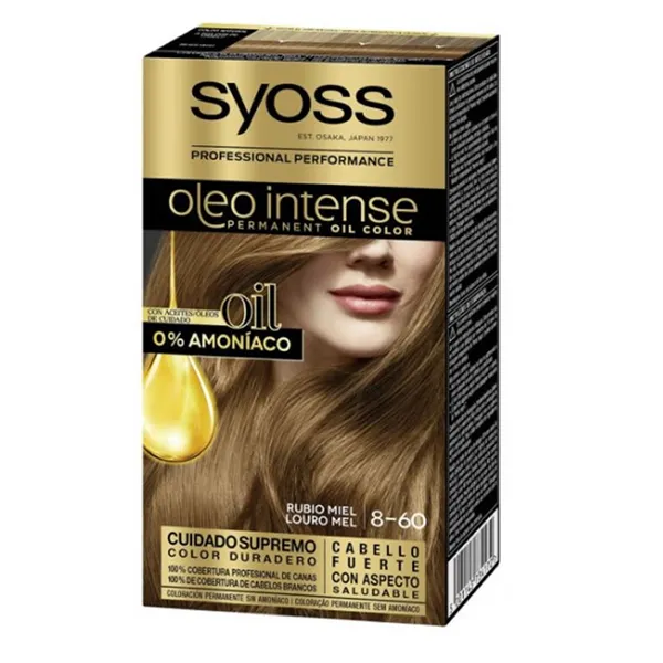 Syoss Oleo Intense Permanent Hair Color 8-60 Honey Blonde