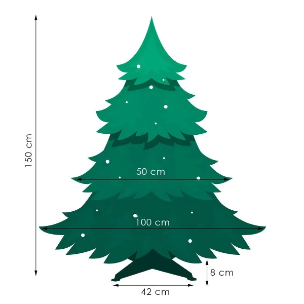 Ziemassvēku egle Springos CT0130 150cm