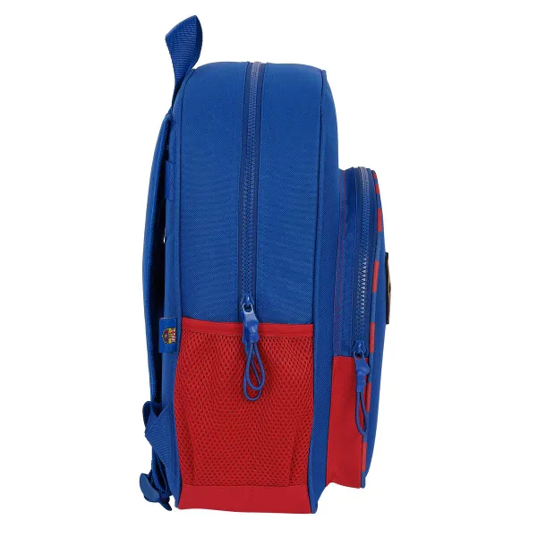 Koululaukku F.C. Barcelona Sininen Punaruskea 32 X 38 X 12 cm
