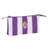Kaksilokeroinen laukkku Real Valladolid C.F. Purppura 22 x 12 x 3 cm