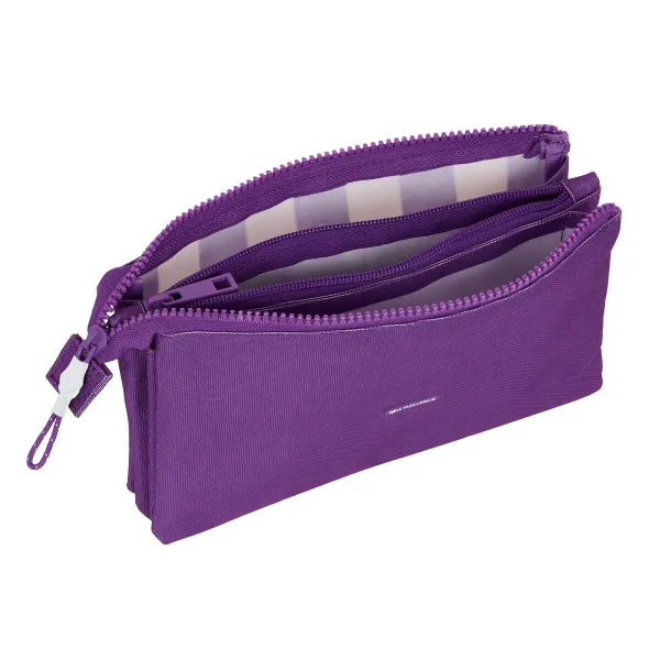 Kaksilokeroinen laukkku Real Valladolid C.F. Purppura 22 x 12 x 3 cm