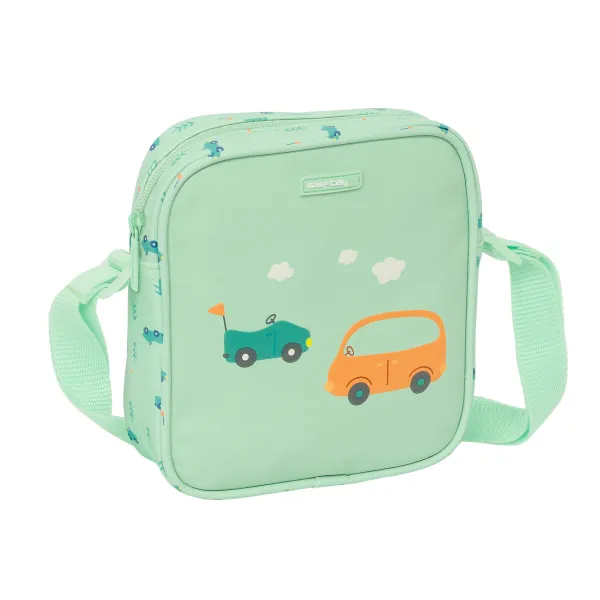 Plecu Soma Safta Automobilis Zaļš 16 x 18 x 4 cm