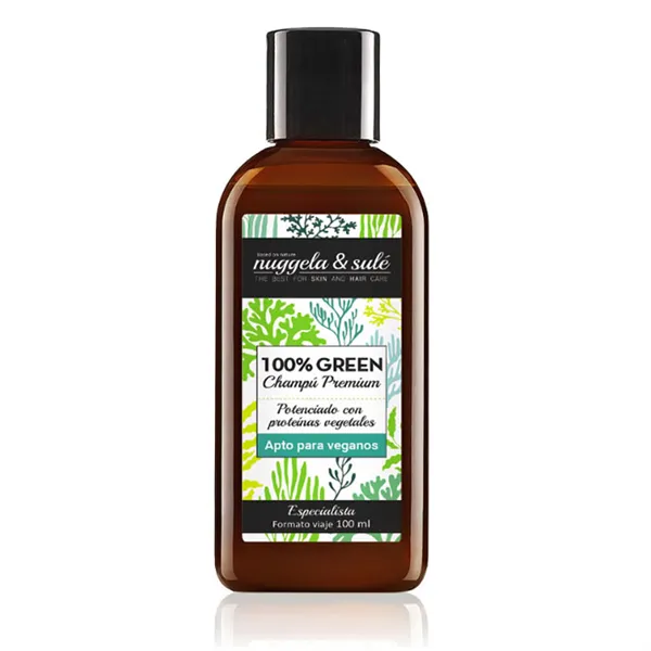 Nuggela & Sulé 100% Green Shampoo Suitable Vegans 100ml