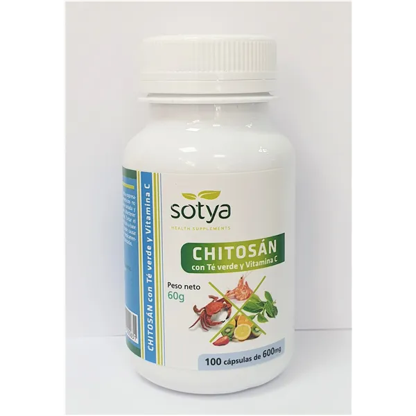 Sotya Chitosan Te Verde Vit C 100 Caps