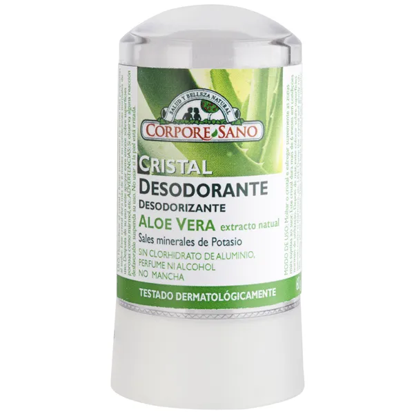 Corpore Desod Mineral Aloe 60g Potassium Alum y Aloe Ve