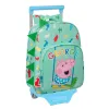 Skolas mugursoma ar riteņiem Peppa Pig George Piparmētra 26 x 34 x 11 cm