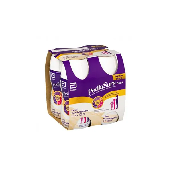 Pediasure Drink Sabor Vainilla 4x 200ml