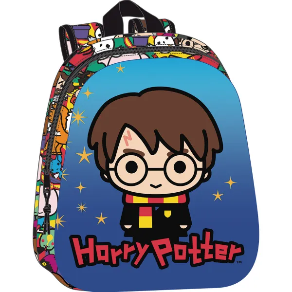 Koululaukku Harry Potter Sininen Monivärinen 27 x 33 x 10 cm