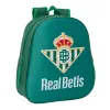 Школьный рюкзак 3D Real Betis Balompié Зеленый 27 x 33 x 10 cm