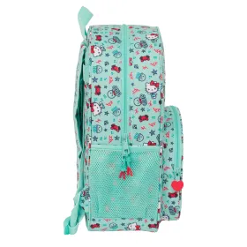 Школьный рюкзак Hello Kitty Sea lovers бирюзовый 33 x 42 x 14 cm