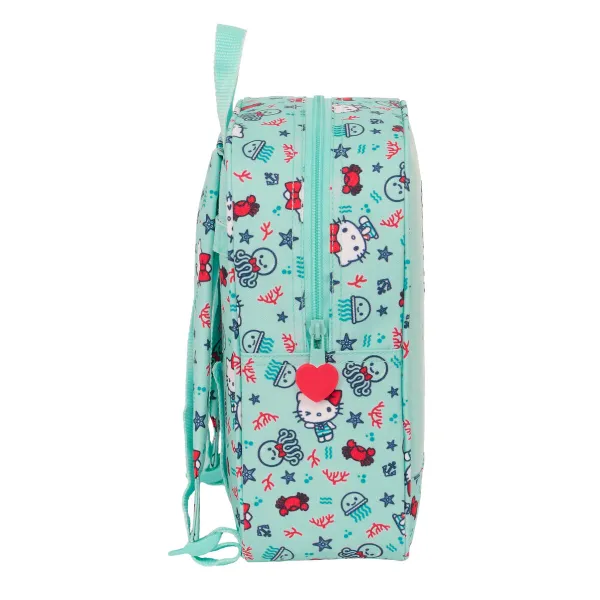 Детский рюкзак Hello Kitty Sea lovers бирюзовый 22 x 27 x 10 cm