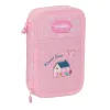 Tuplapenaali Glow Lab Sweet home Pinkki 12.5 x 19.5 x 4 cm (28 Kappaletta)
