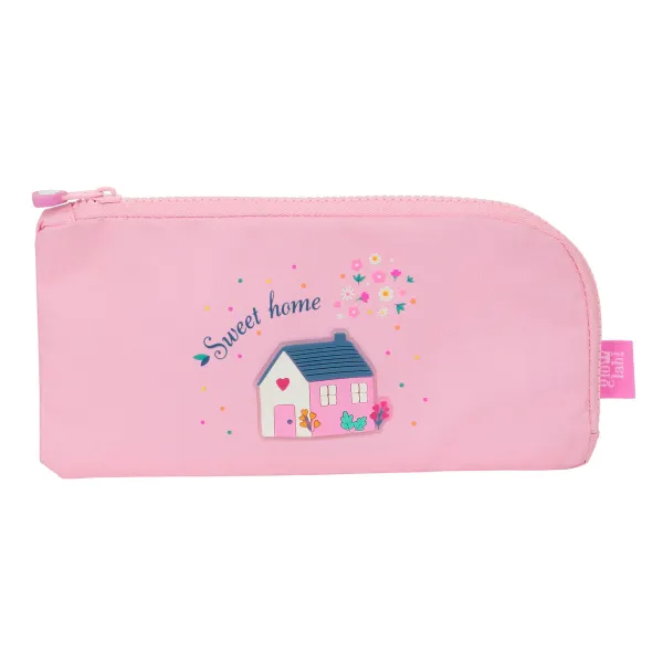 Школьный пенал Glow Lab Sweet home Розовый 23 x 11 x 1 cm