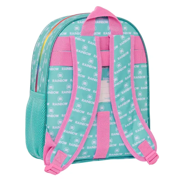 Школьный рюкзак Rainbow High Paradise бирюзовый 28 x 34 x 10 cm