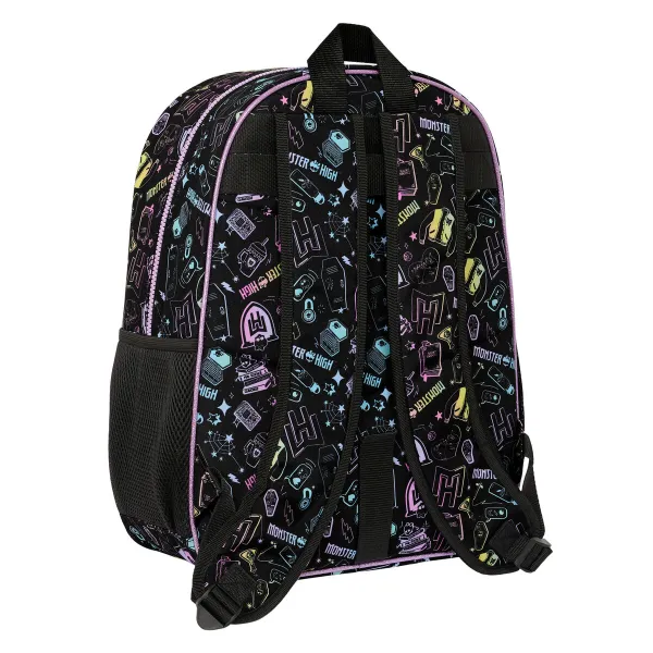 Школьный рюкзак Monster High Чёрный 33 x 42 x 14 cm