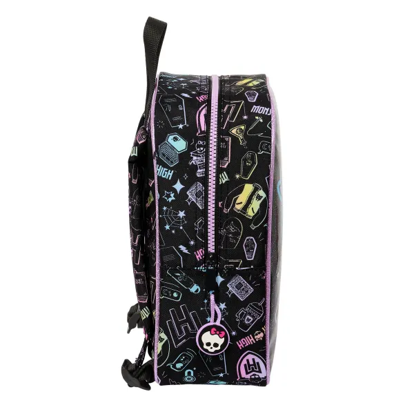 Lasten laukku Monster High Musta 22 x 27 x 10 cm