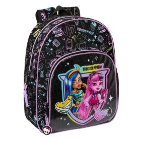 Lasten laukku Monster High Musta 28 x 34 x 10 cm