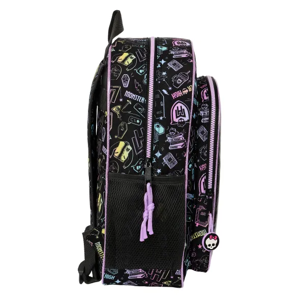 Lasten laukku Monster High Musta 32 X 38 X 12 cm